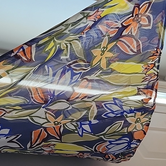 Nine West Cold Shoulder Print Mini Dress - Picture 6 of 8